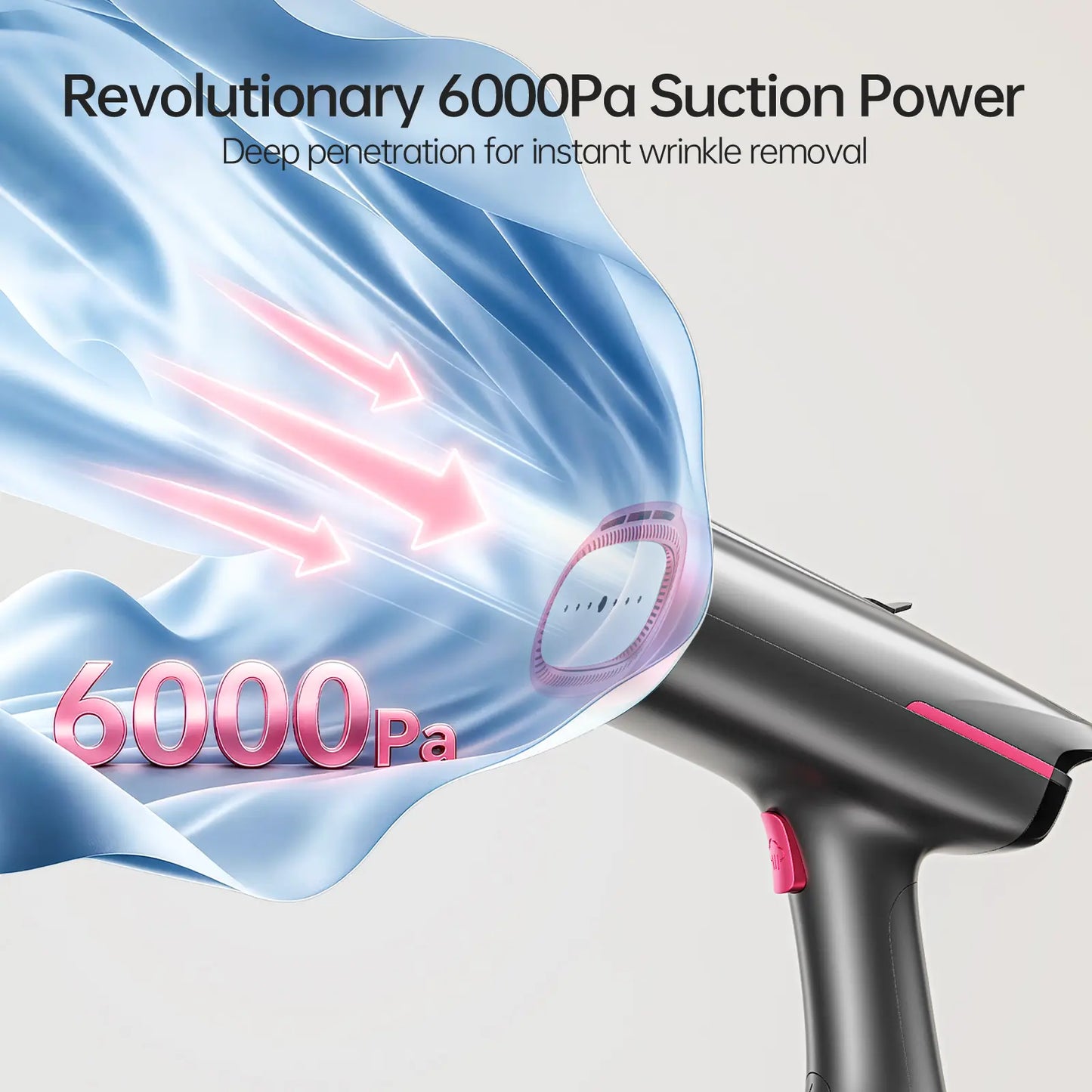 Handheld Garment Steamer & Iron 2-in-1 – 1400W, 270ml, Portable Travel Clothes Steamer with Large Ceramic Heat Panel