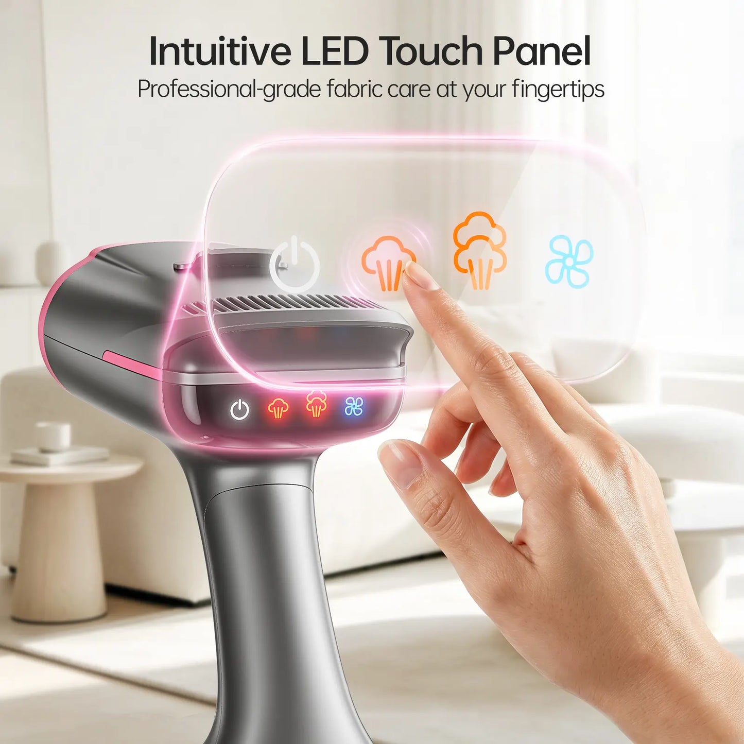 Handheld Garment Steamer & Iron 2-in-1 – 1400W, 270ml, Portable Travel Clothes Steamer with Large Ceramic Heat Panel