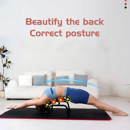 Mini Inversion Table & Glutes Trainer Machine – Lower Back & Waist Exercise, Strength Training & Relaxation with Foam Rollers