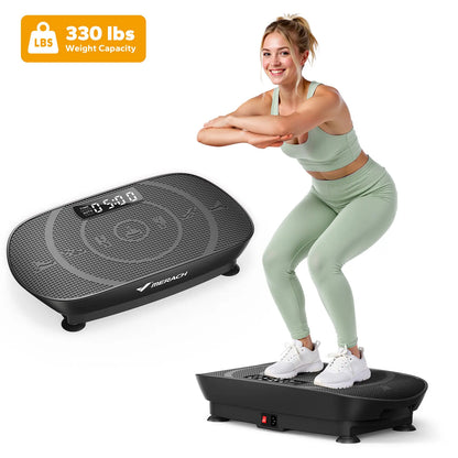 Slim Vibration Plate Exercise Machine – Compact Whole Body Workout for Lymphatic Drainage, Home Gym Fitness Equipment